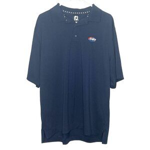 Footjoy polo shirt men's L navy blue CBT logo